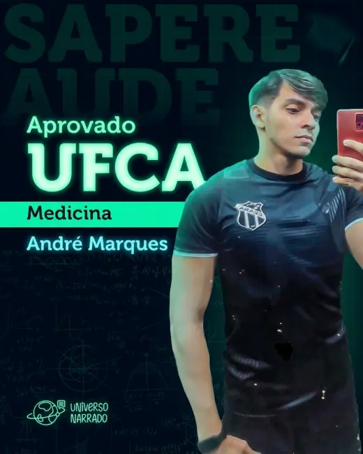 Aluno aprovado do Universo Narrado