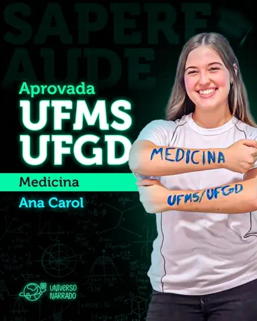 Aluno aprovado do Universo Narrado