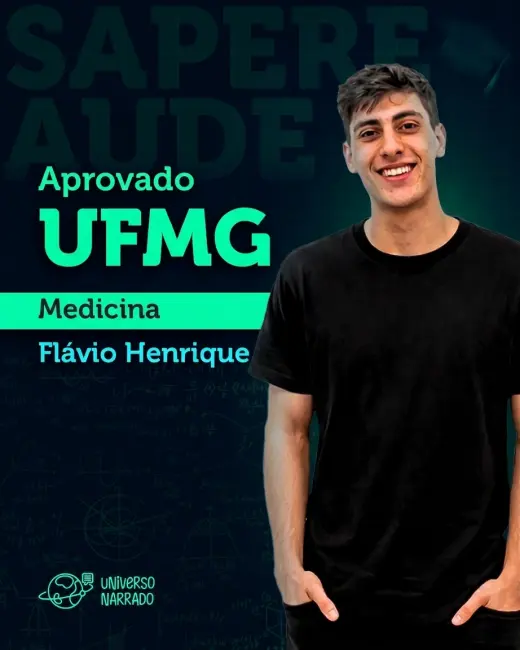 Aluno aprovado do Universo Narrado