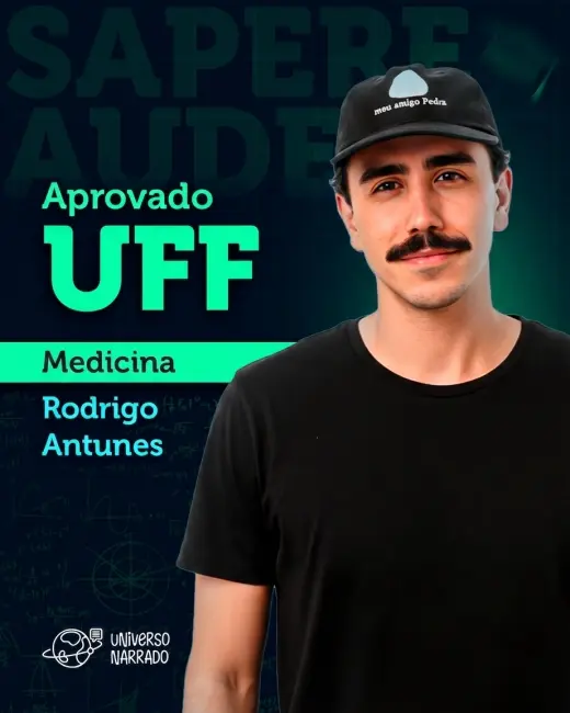 Aluno aprovado do Universo Narrado