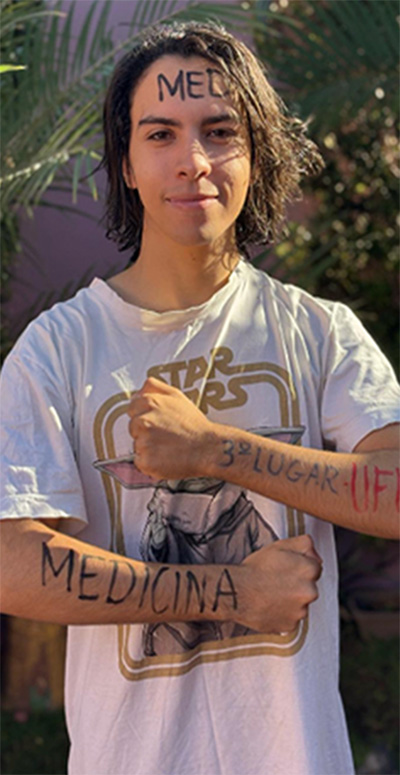 Depoimento de aluno aprovado