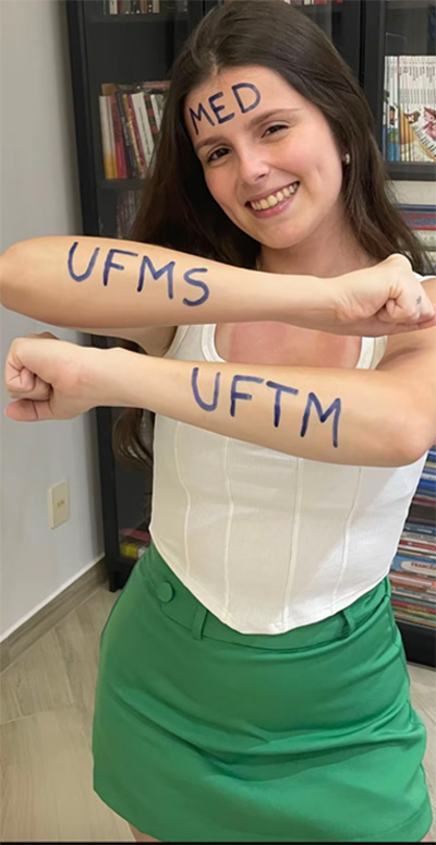 Depoimento de aluno aprovado