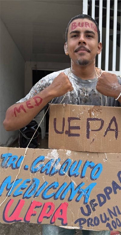 Depoimento de aluno aprovado