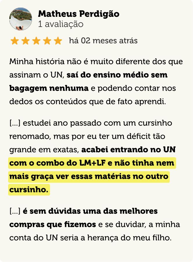 Avaliação no Google - print