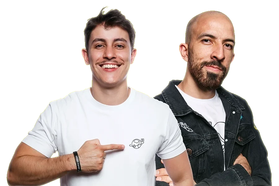 Felipe e o Engenheiro, professores do Universo Narrado