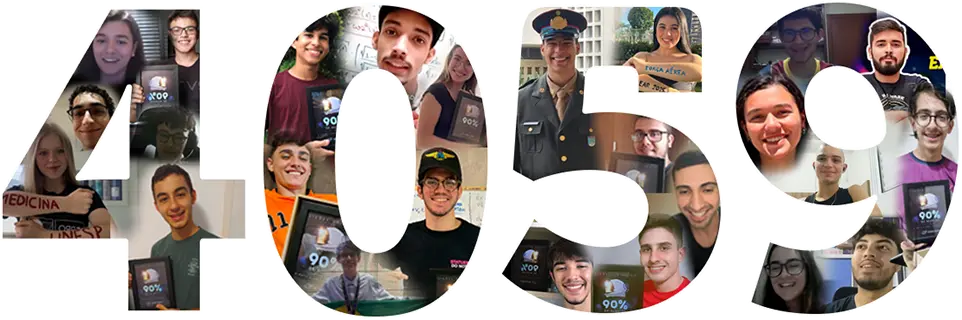 Colagem de avaliações